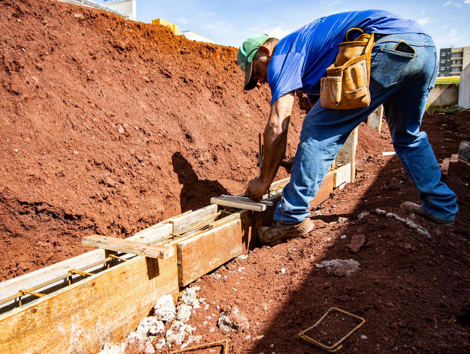 Contractor at work, representative of NM Painting's hands-on approach in Topeka, KS